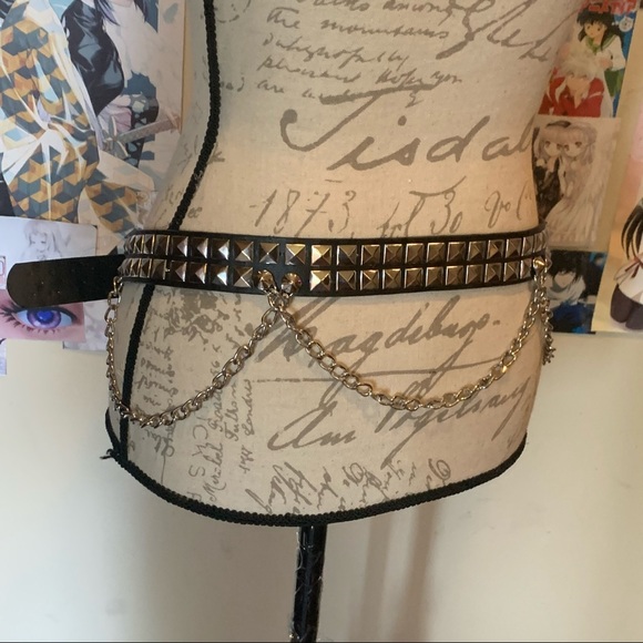 studded emo belt - Picture 3 of 4